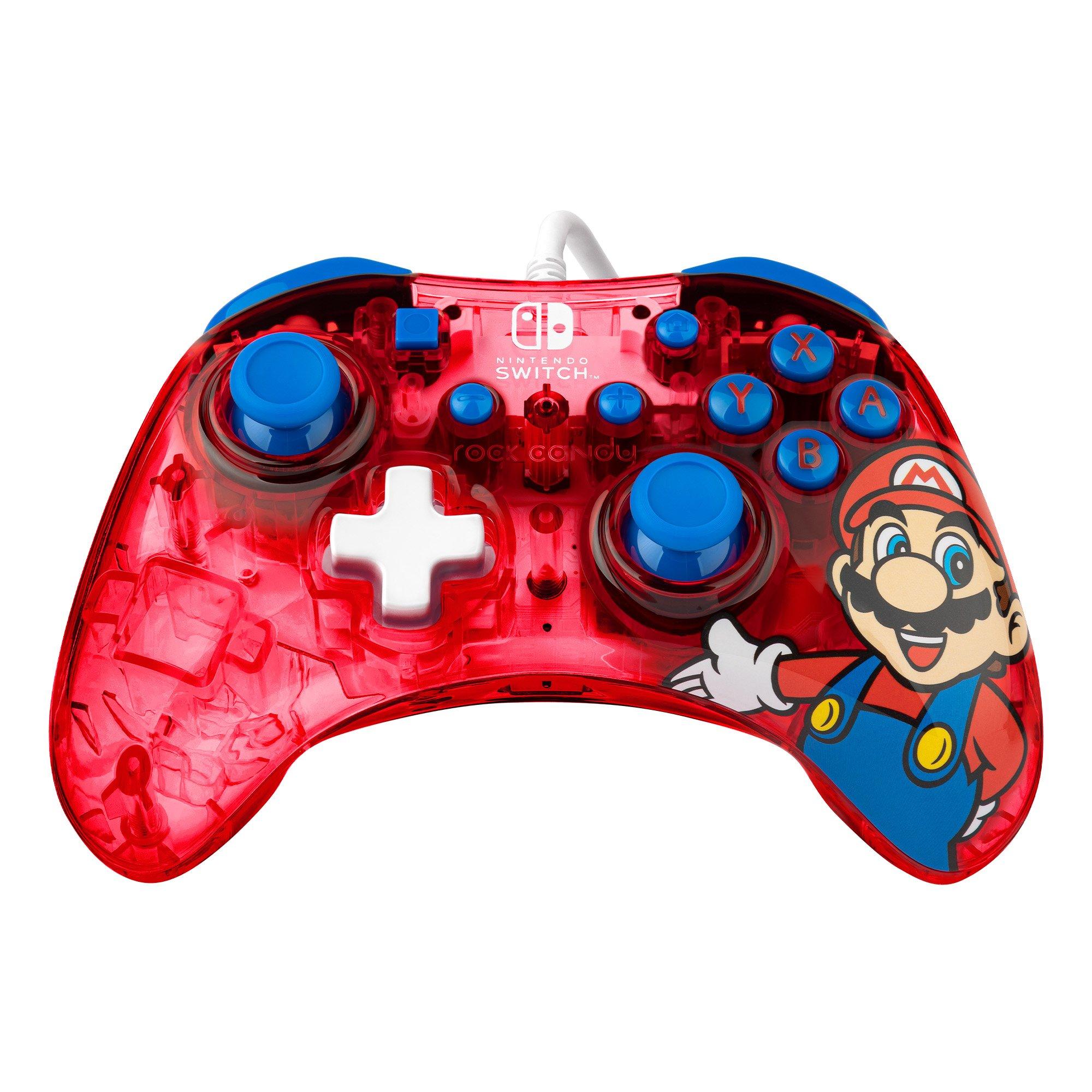 Rock Candy Super Mario Bros. Mario Wired Controller for Nintnedo Switch