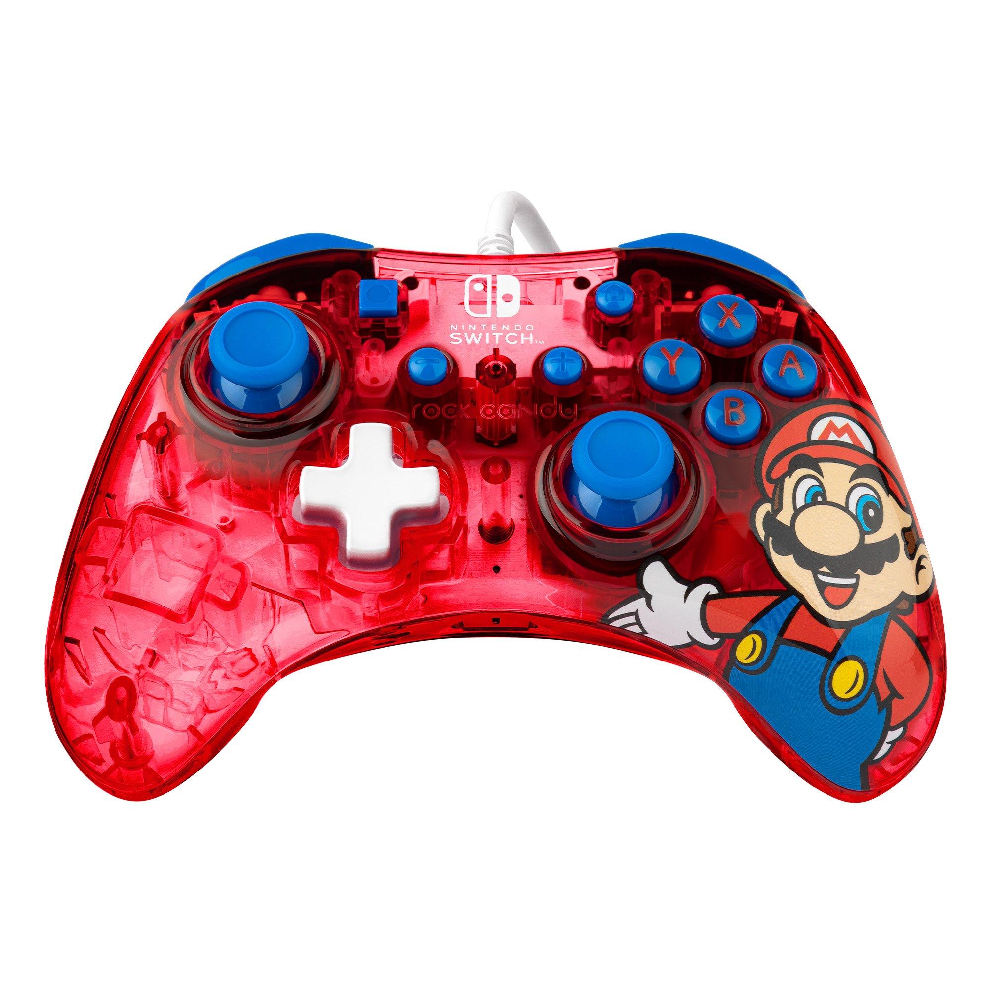 Rock Candy Super Mario Bros. Mario Wired Controller for Nintendo Switch