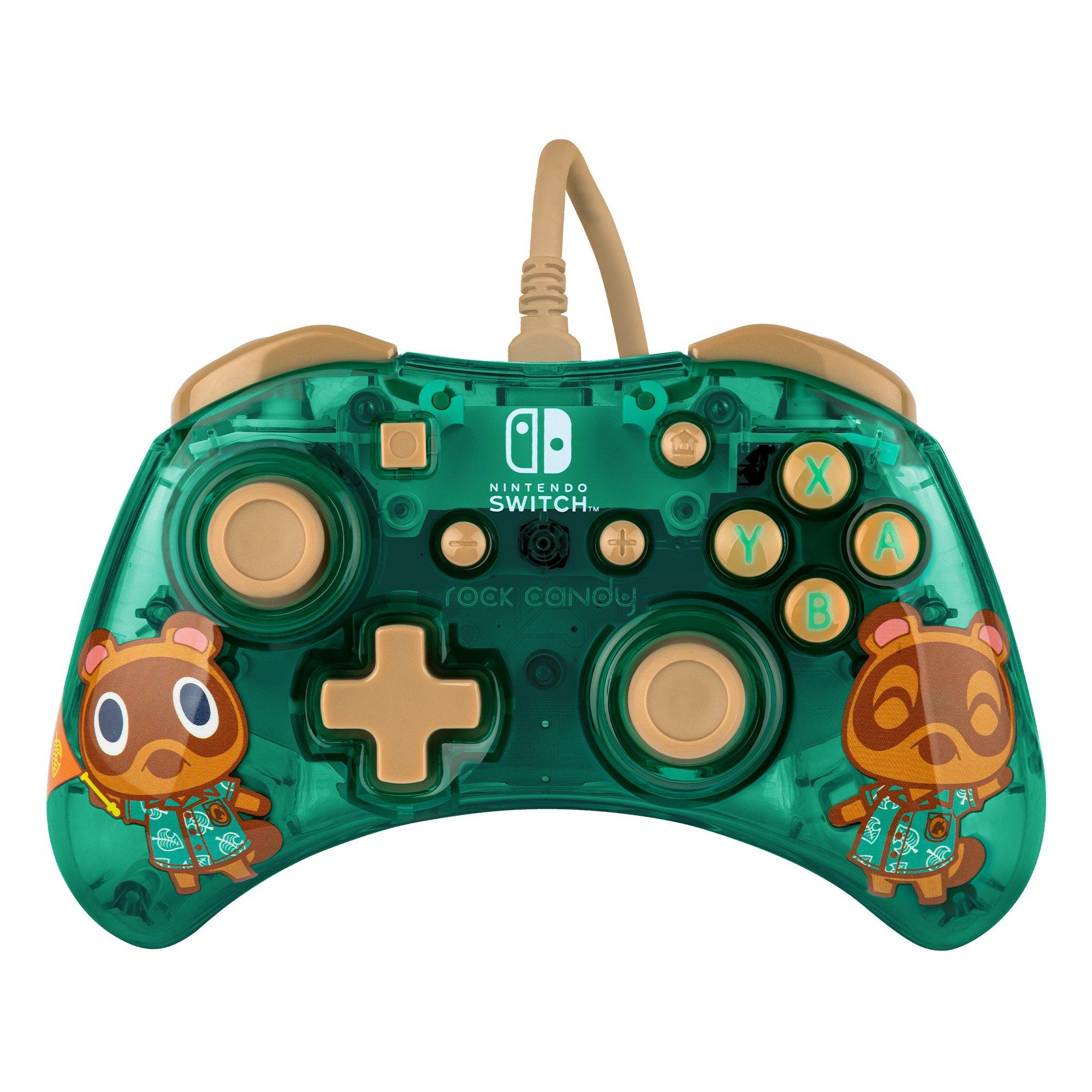 Rock Candy Animal Crossing Tom Nook Wired Controller for Nintendo Switch