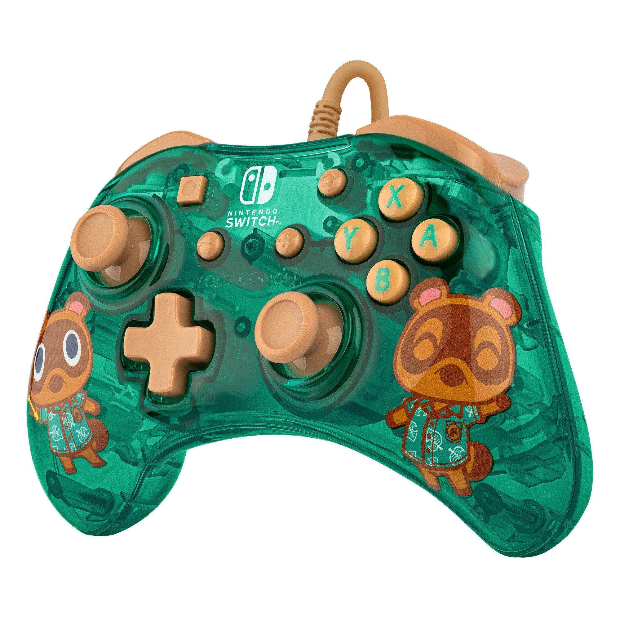 Rock Candy Animal Crossing Tom Nook Wired Controller for Nintendo Switch