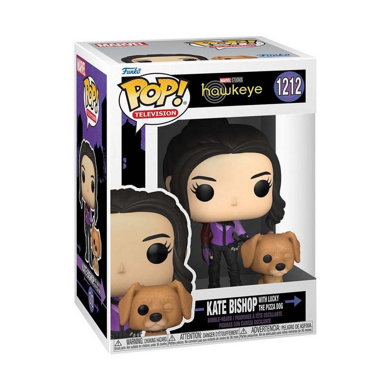 Funko Pop! and Buddy: Hawkeye Kate Bishop with Lucky the Pizza Dog Vinyl Bobblehead