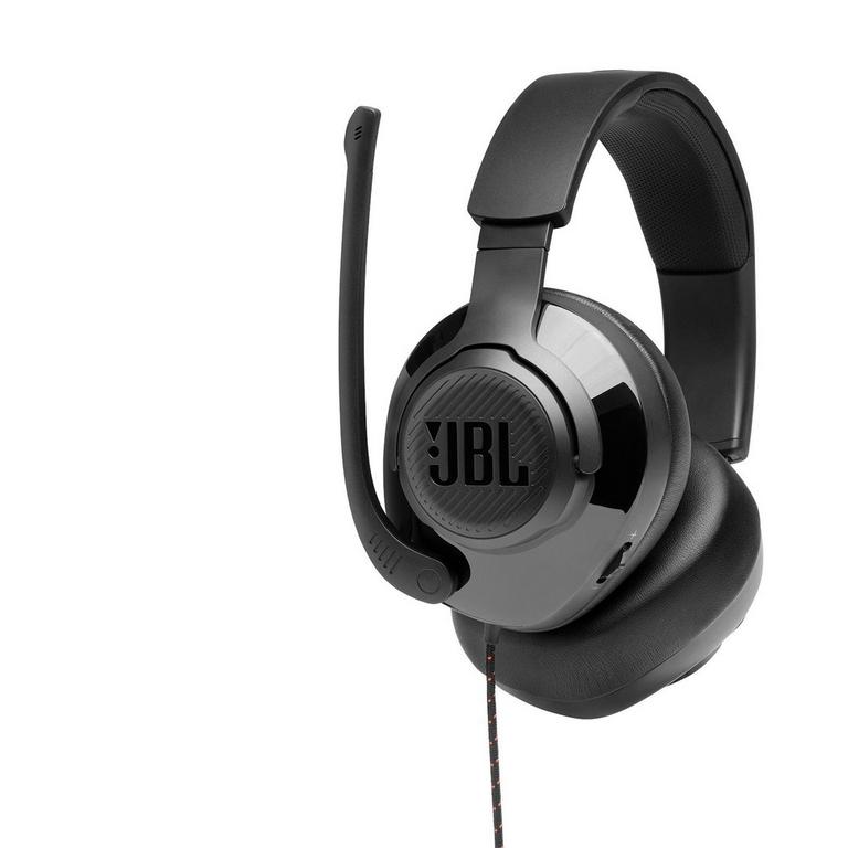 JBL Quantum 200 Wired Over Ear Gaming Headset with Flip-Up Microphone