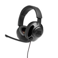 list item 2 of 10 JBL Quantum 300 Hybrid Wired Over Ear Gaming Headset with Flip-up Mic