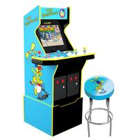 list item 1 of 9 The Simpsons 4-Player Wi-Fi Enabled Arcade Cabinet with Stool