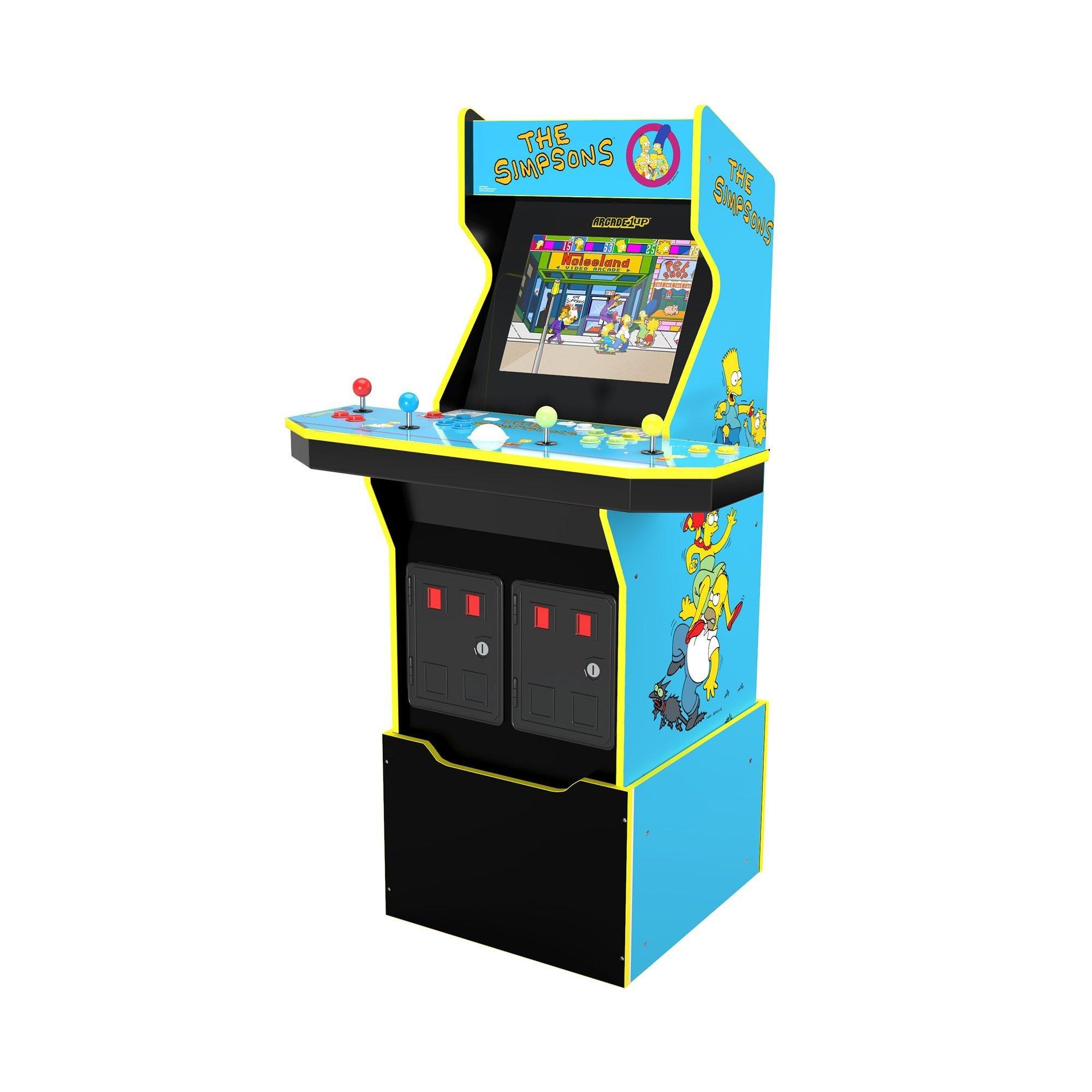 The Simpsons 4Player WiFi Enabled Arcade with Stool