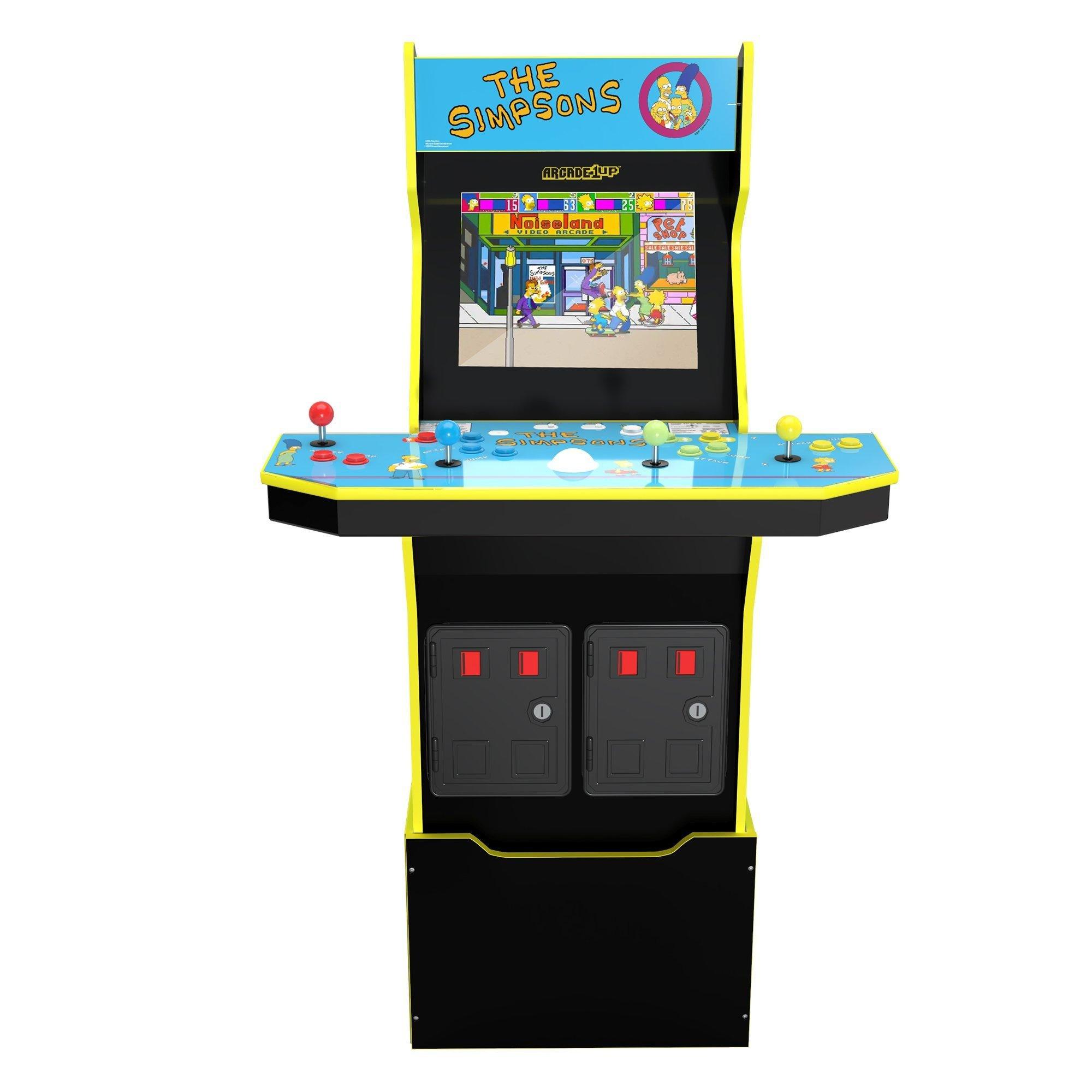 Arcade1Up The Simpsons 4-Player Wi-Fi Enabled Arcade Cabinet with Stool