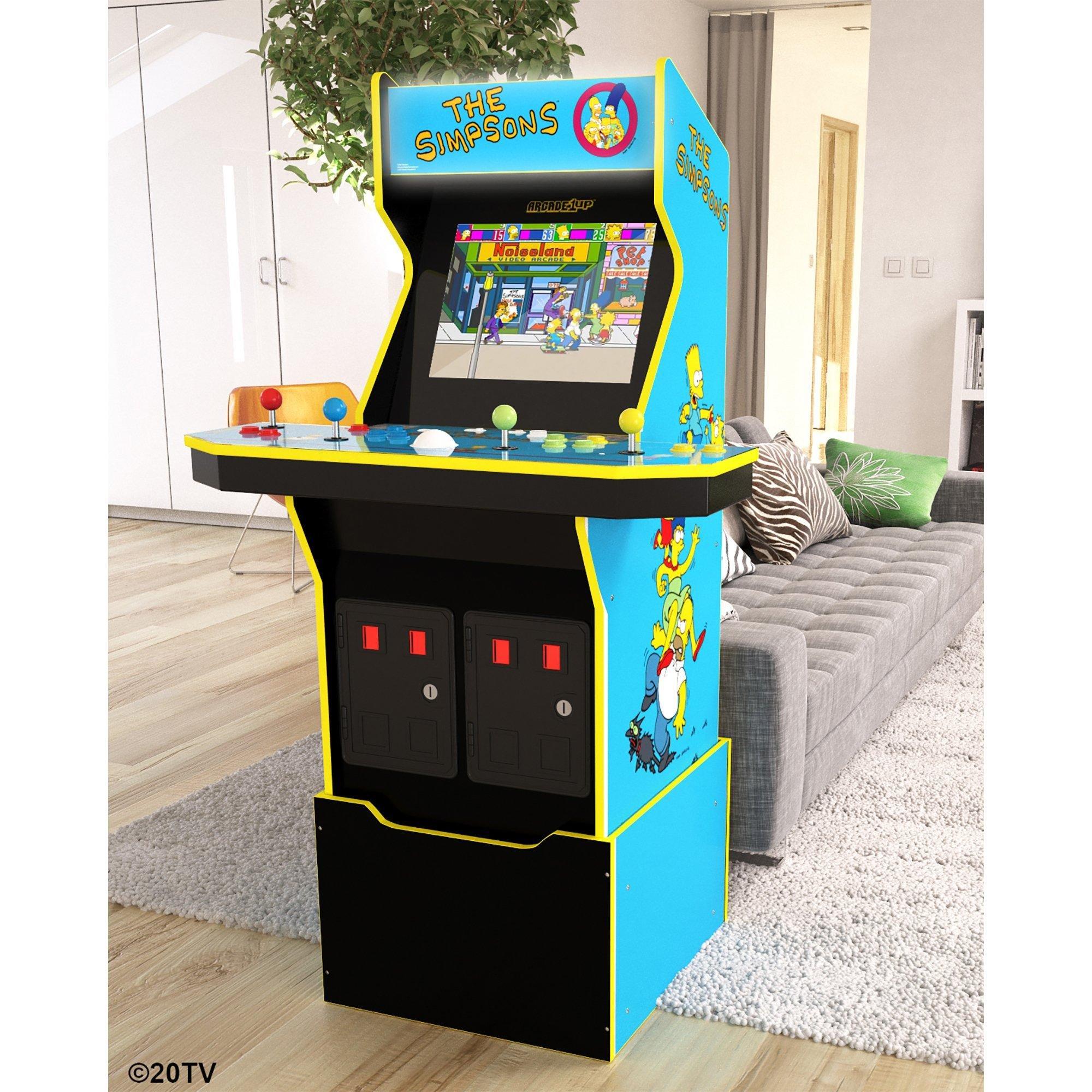 The Simpsons 4Player WiFi Enabled Arcade with Stool