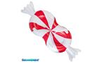 SnowCandy 2 Person Peppermint Candy Snow Tube Red/White 77 in