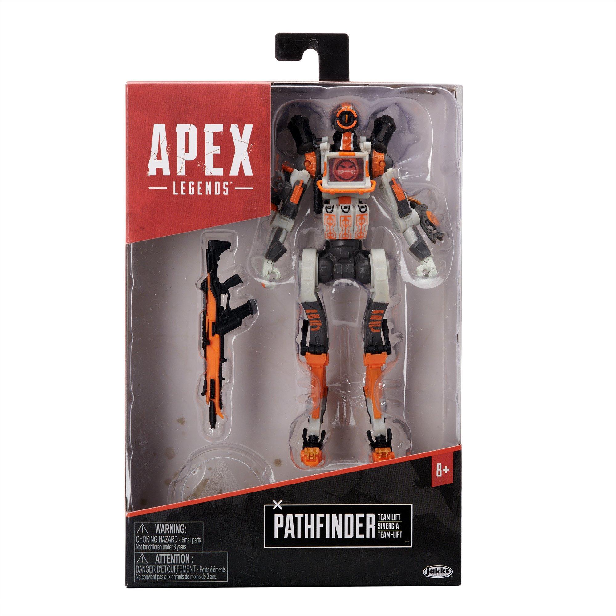 Jakks Pacific Apex Legends Pathfinder with Rare Team Lift Skin Action ...