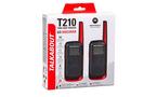 Motorola Solutions Talkabout T210 Two-Way Radio 2 Pack Red/Black