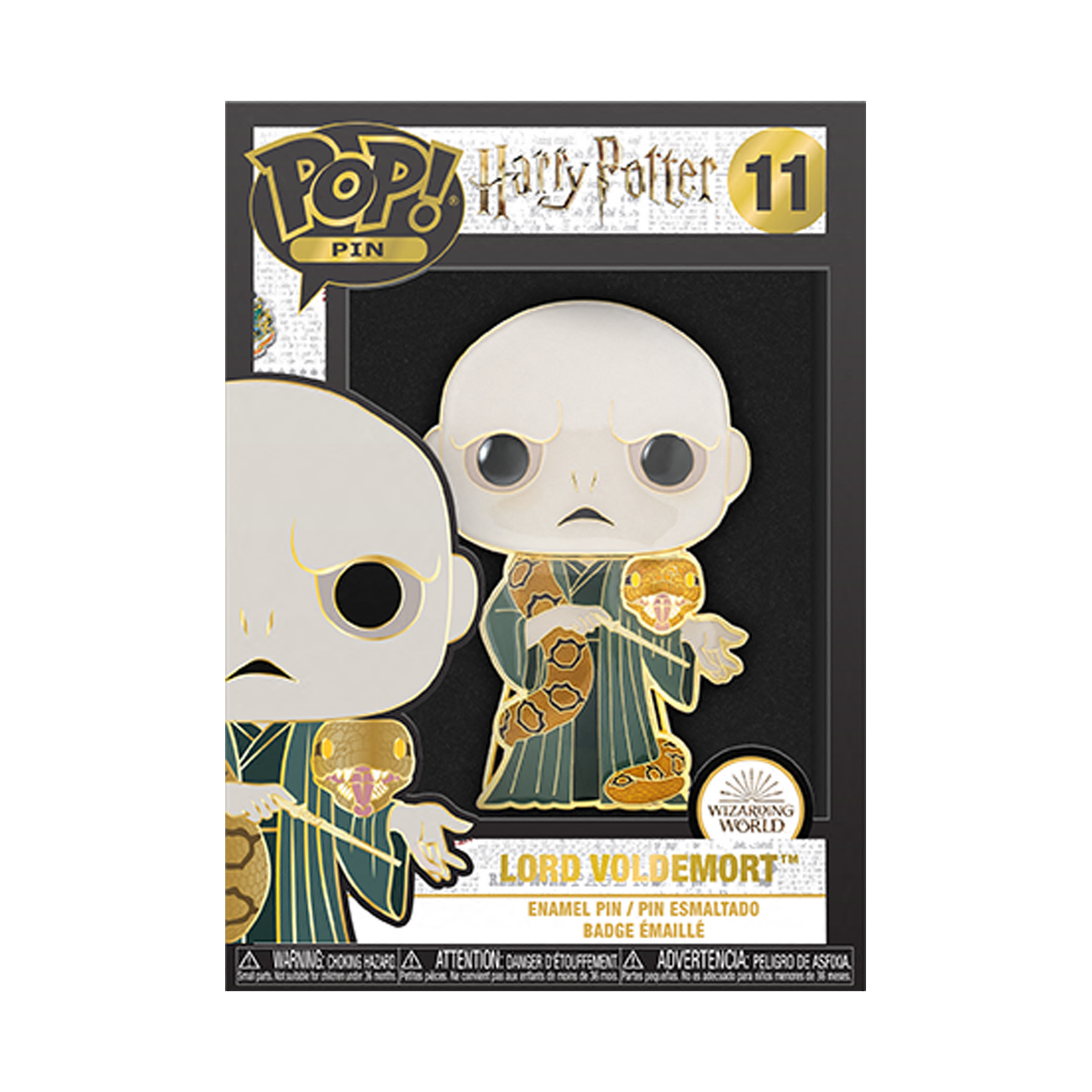 Funko POP! Pins: Harry Potter Lord Voldemort with Nagini Enamel Pin