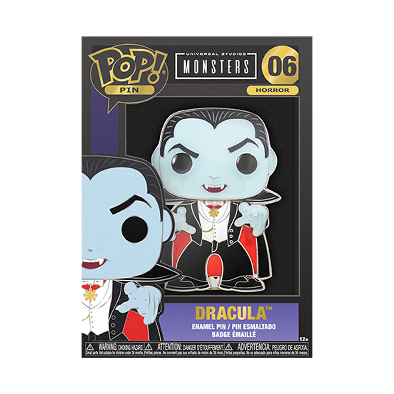 list item 3 of 3 Funko POP! Pins: Universal Monsters Dracula Enamel Pin