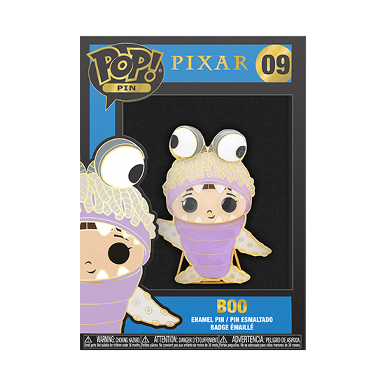 Funko POP! Pins: Pixar Monsters, Inc. Boo Enamel Pin