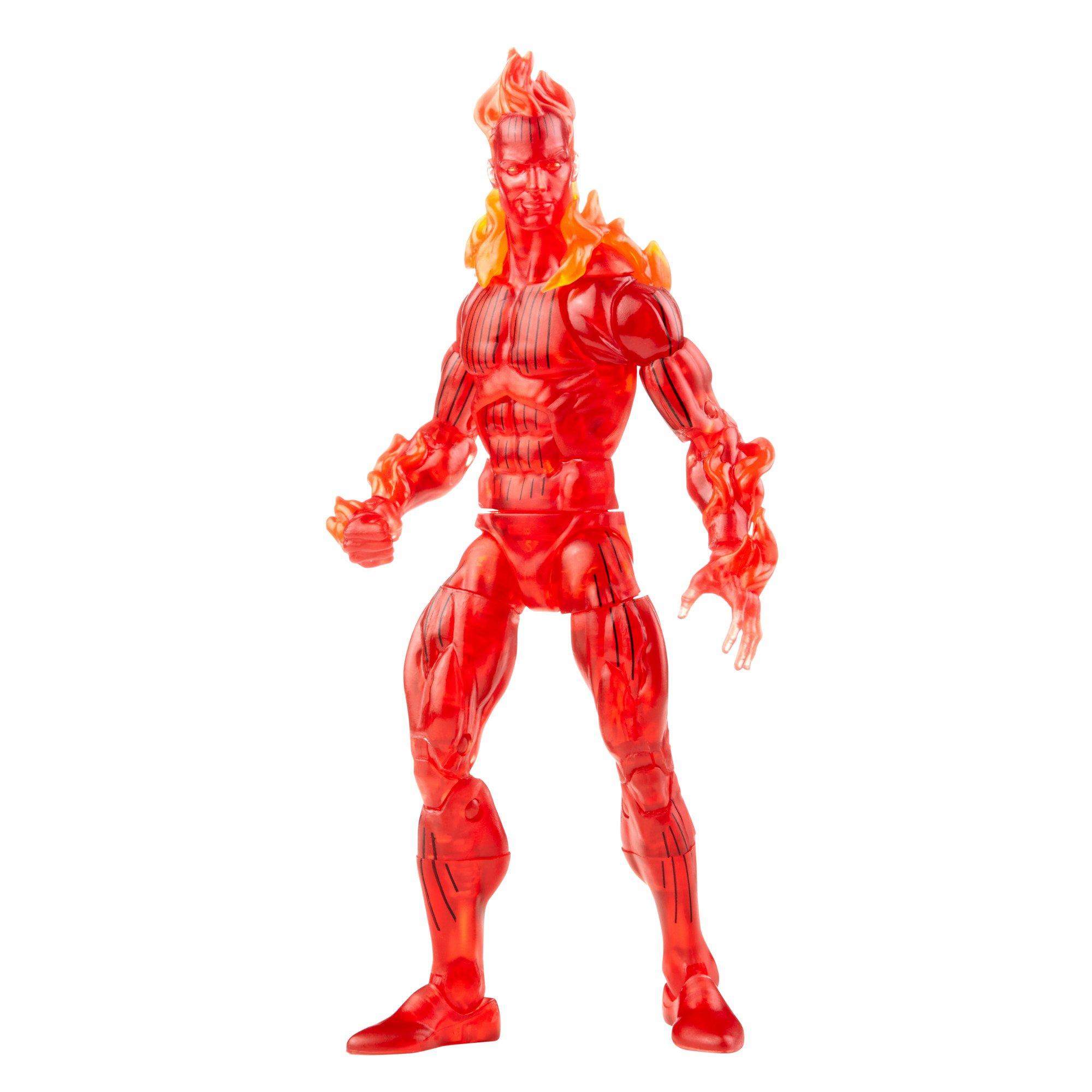 Details about   Fantastic Four 4 Human Torch 6" Action Figure Toy Biz Lights up 