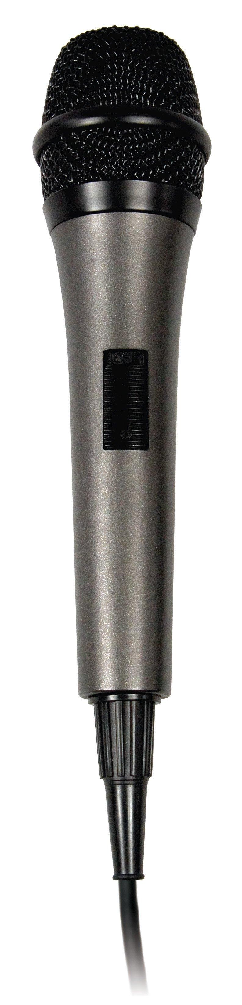 The Singing Machine Unidirectional Dynamic Microphone Black