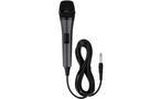 The Singing Machine Unidirectional Dynamic Microphone Black