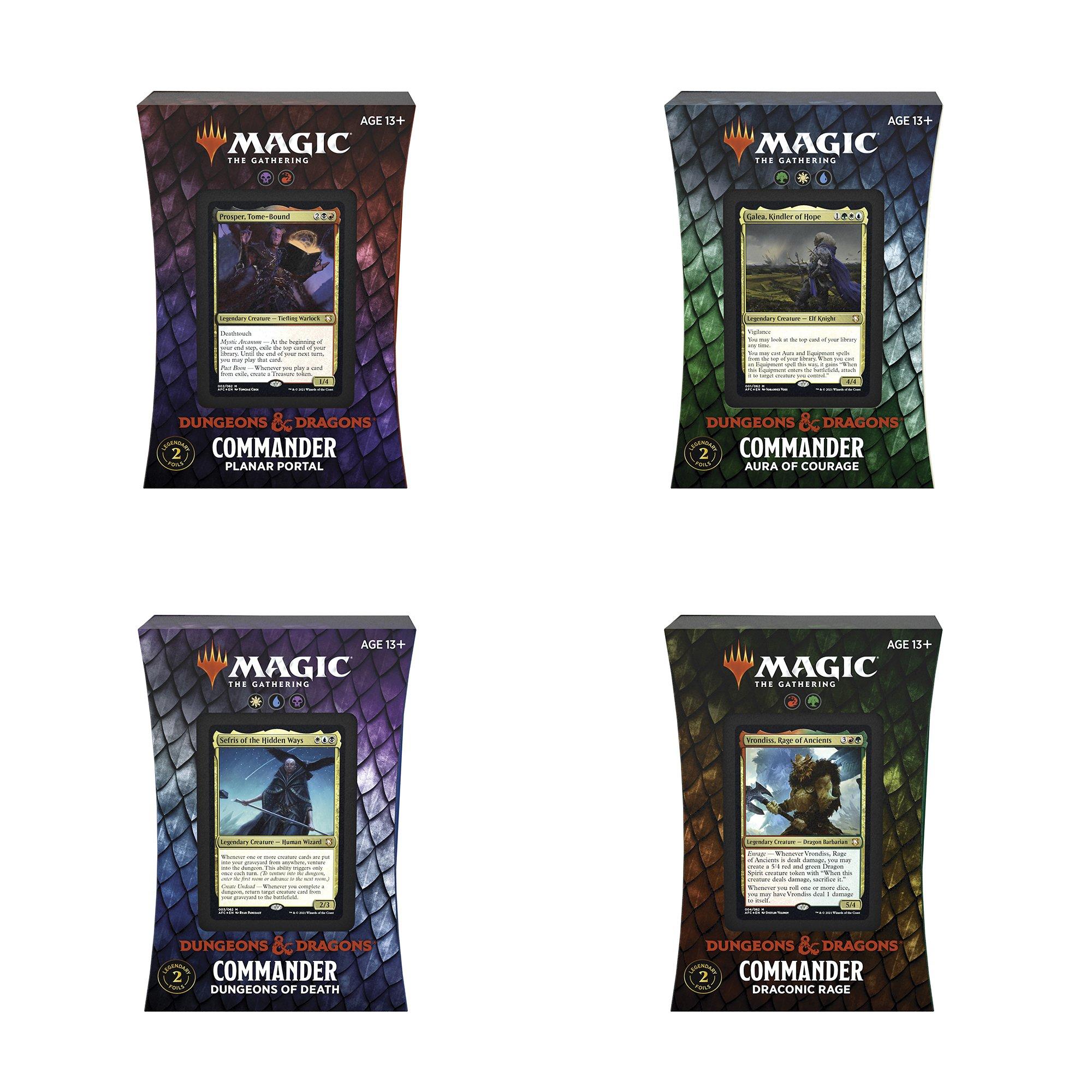 Magic The Gathering Dungeons and Dragons Realms Commander