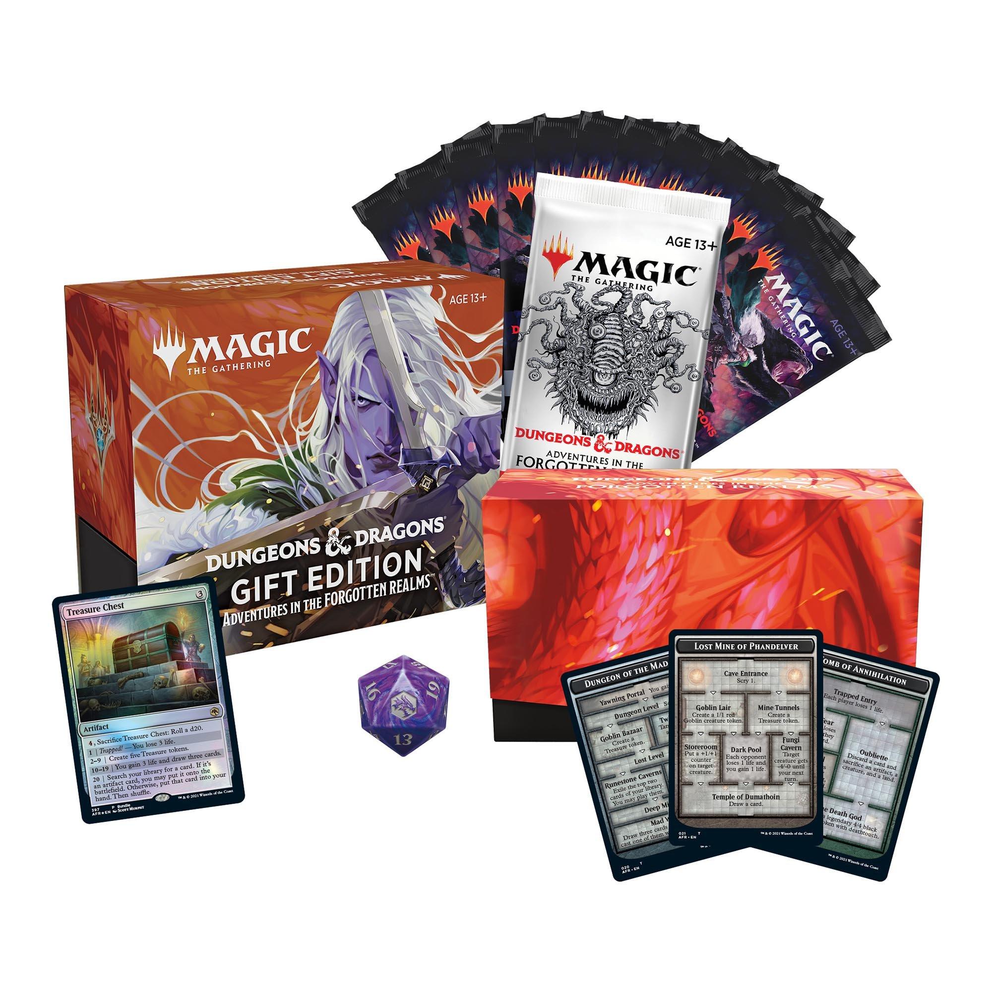 Magic The Gathering Dungeons and Dragons Realms Gift Edition Bundle