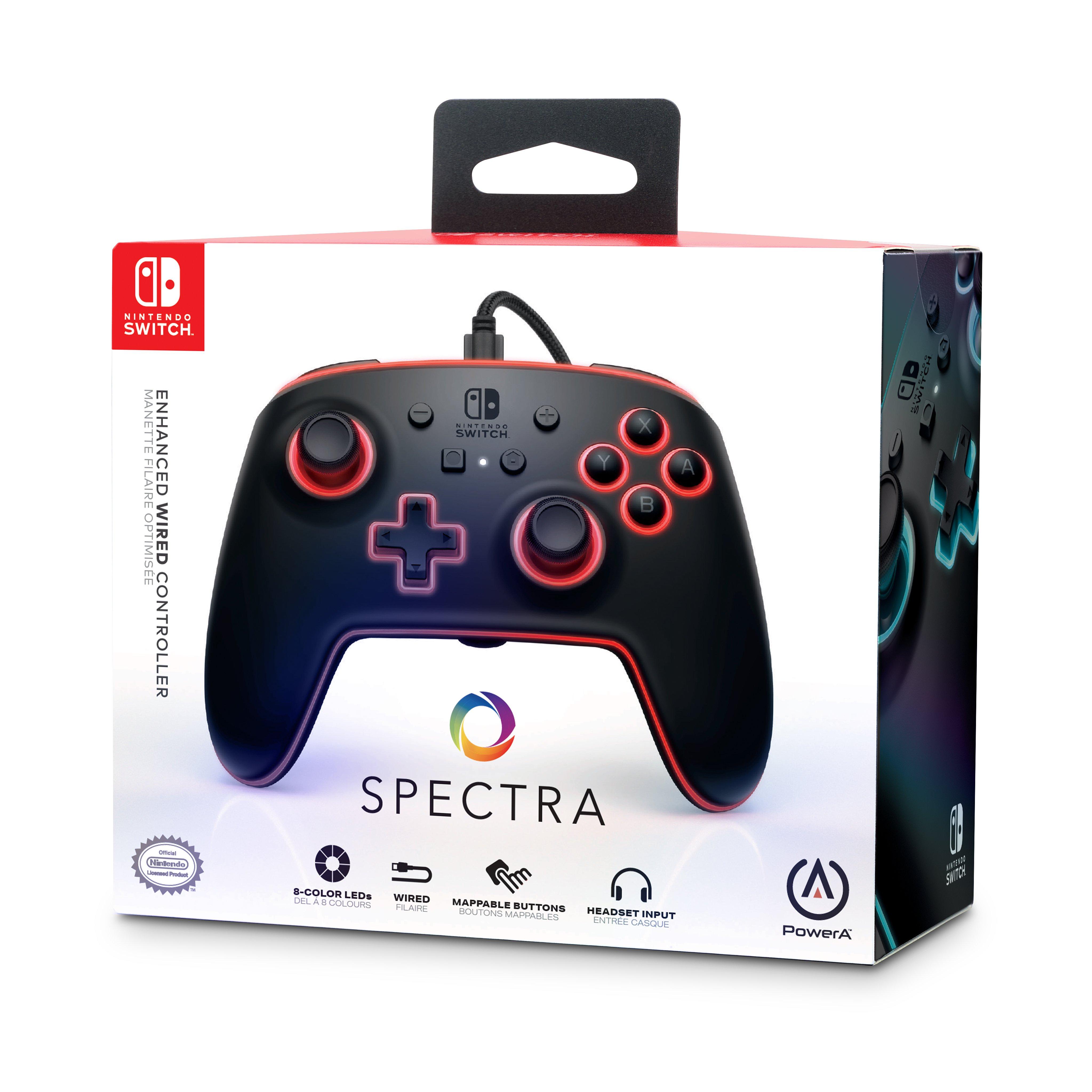  PowerA Spectra Enhanced Illuminated Wired Controller for Xbox  One, gamepad, video game, gaming controller, works with Xbox Series X