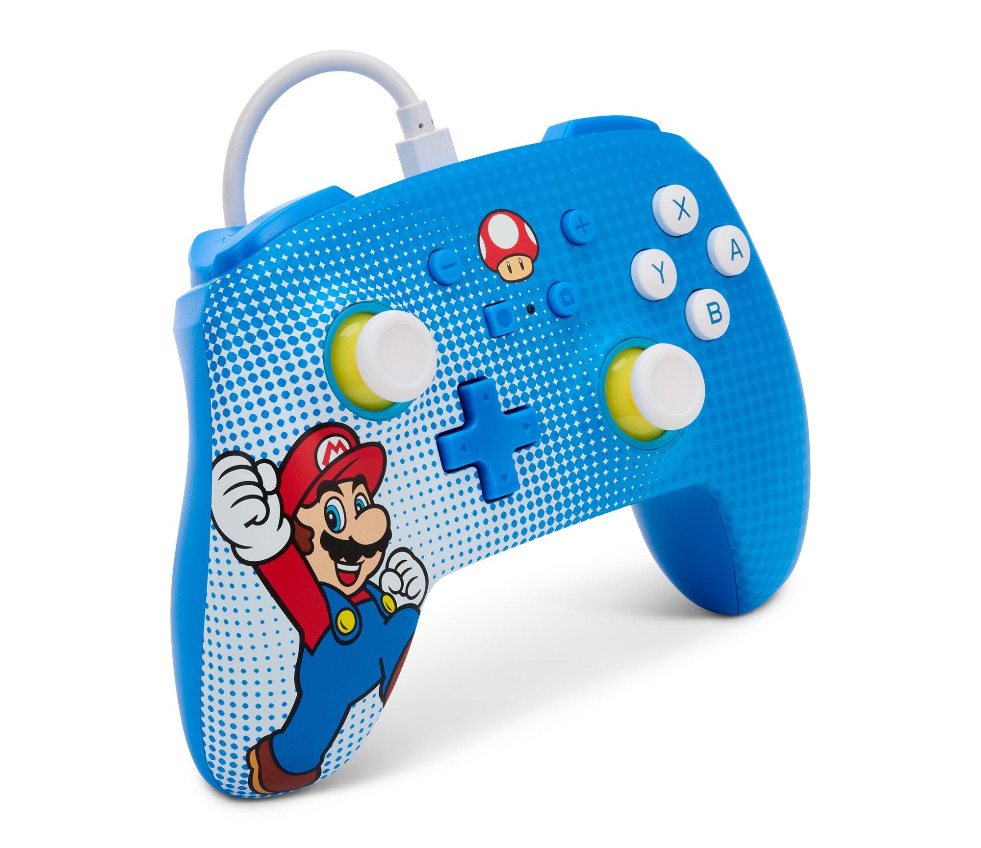 PowerA Nintendo Switch Chrome Wired Controller - Mario - Accessoires Switch  - Garantie 3 ans LDLC