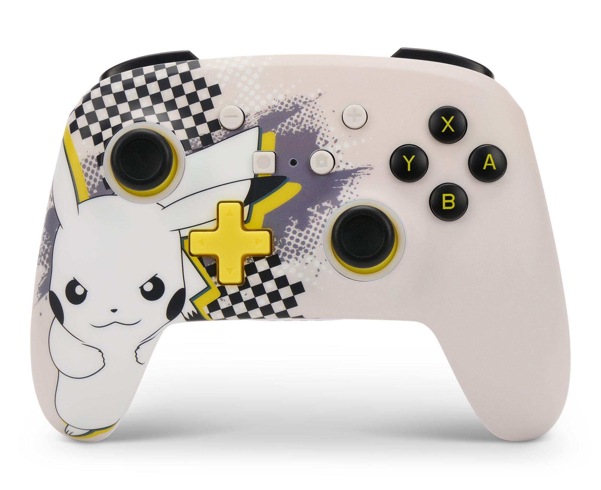 Mando Pro Nintendo Switch PowerA con Cable Pixel Pikachu