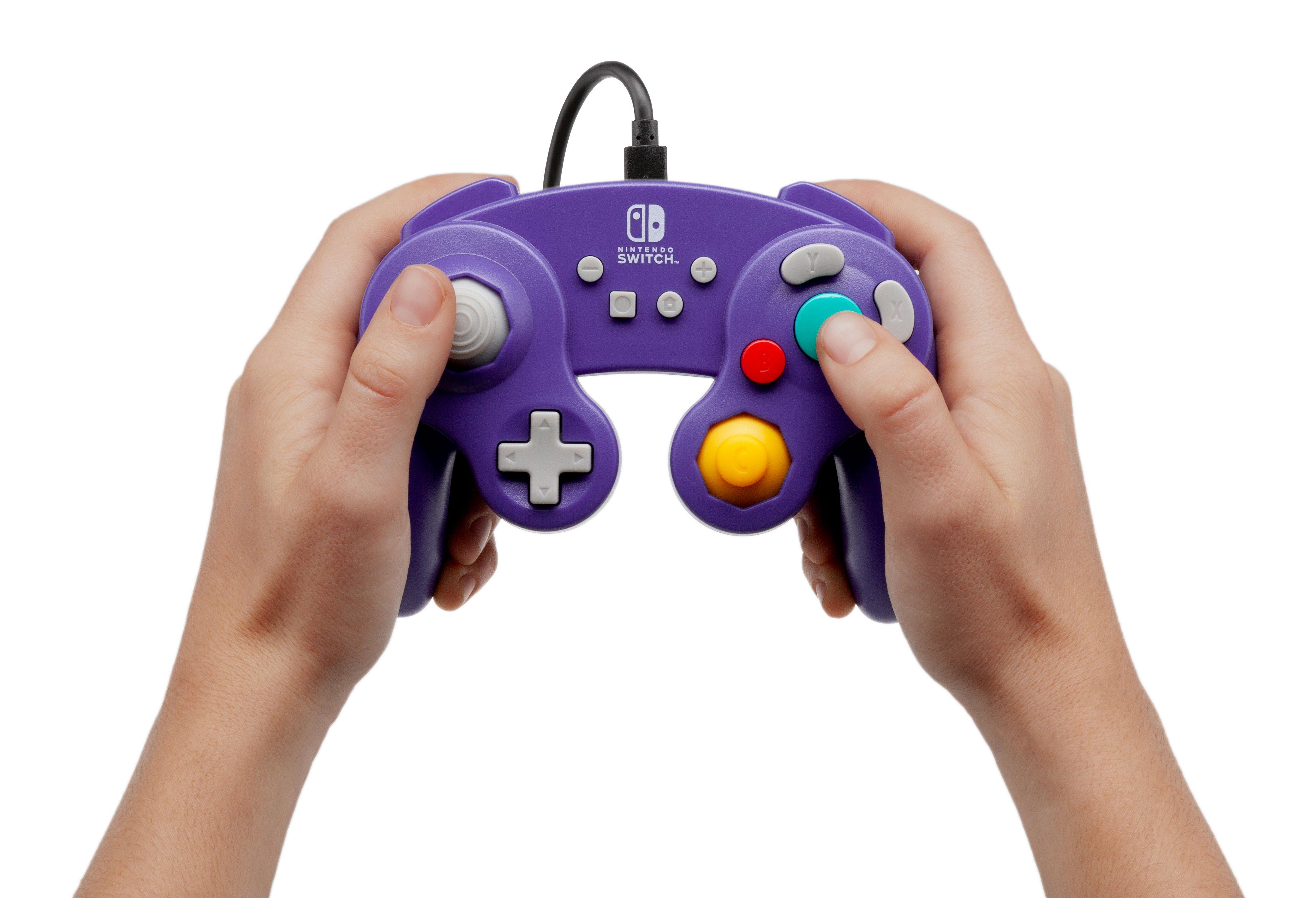 list item 9 of 9 PowerA GameCube Style Wired Controller for Nintendo Switch - Purple