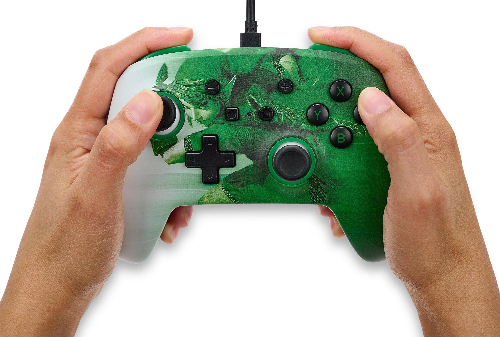 PowerA Enhanced Wired Controller for Nintendo Switch - The Legend of Zelda Heroic Link