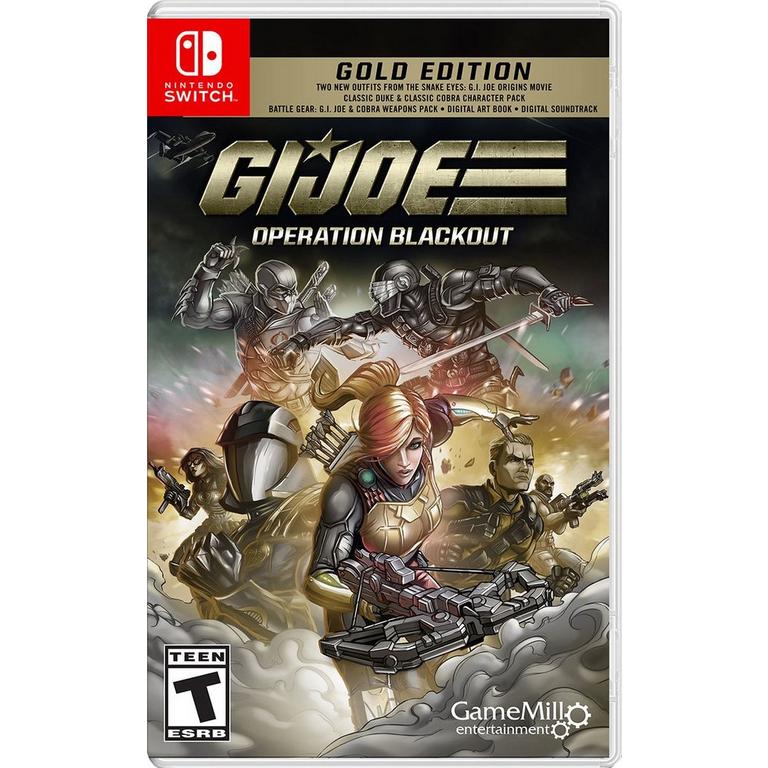 GI Joe Operation Blackout Gold Edition GameStop Exclusive - Nintendo Switch
