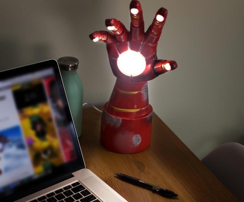 list item 6 of 7 Toynk Marvel Iron Man Glove LED Desk Light