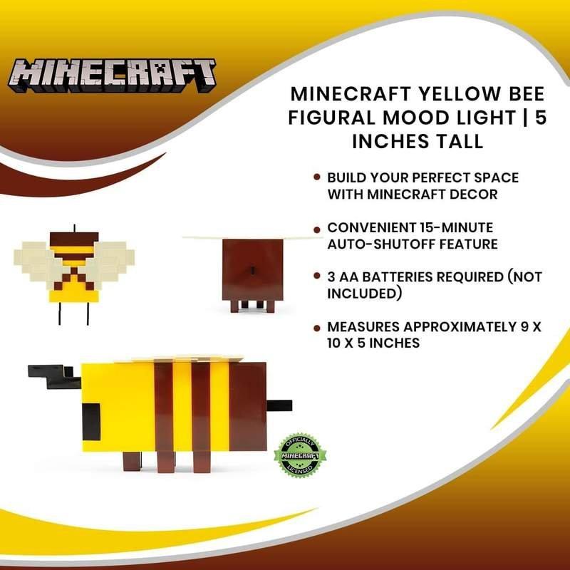 Minecraft TNT Block LED Glitter Motion Lamp 12” GameStop