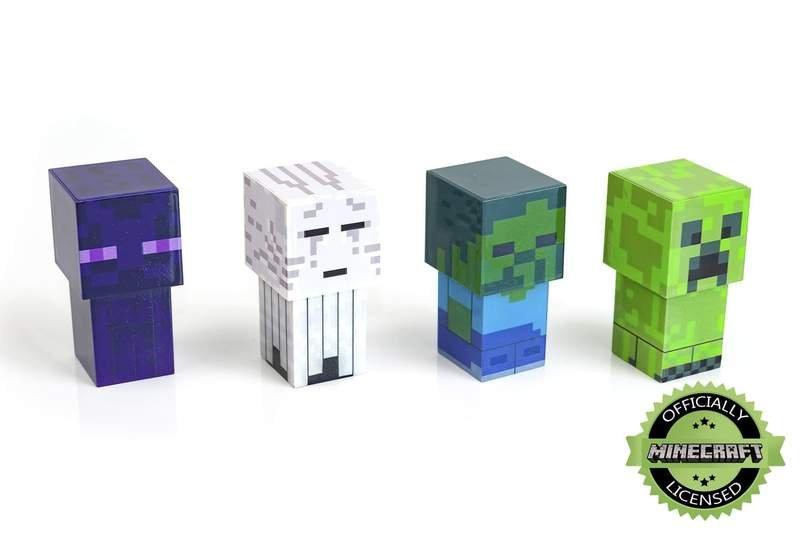 Tonyk Minecraft Mini Mob Mood Light Set Gamestop