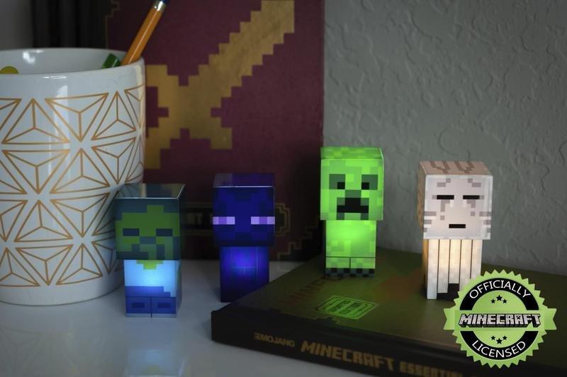 Tonyk Minecraft Mini Mob Mood Light Set Gamestop