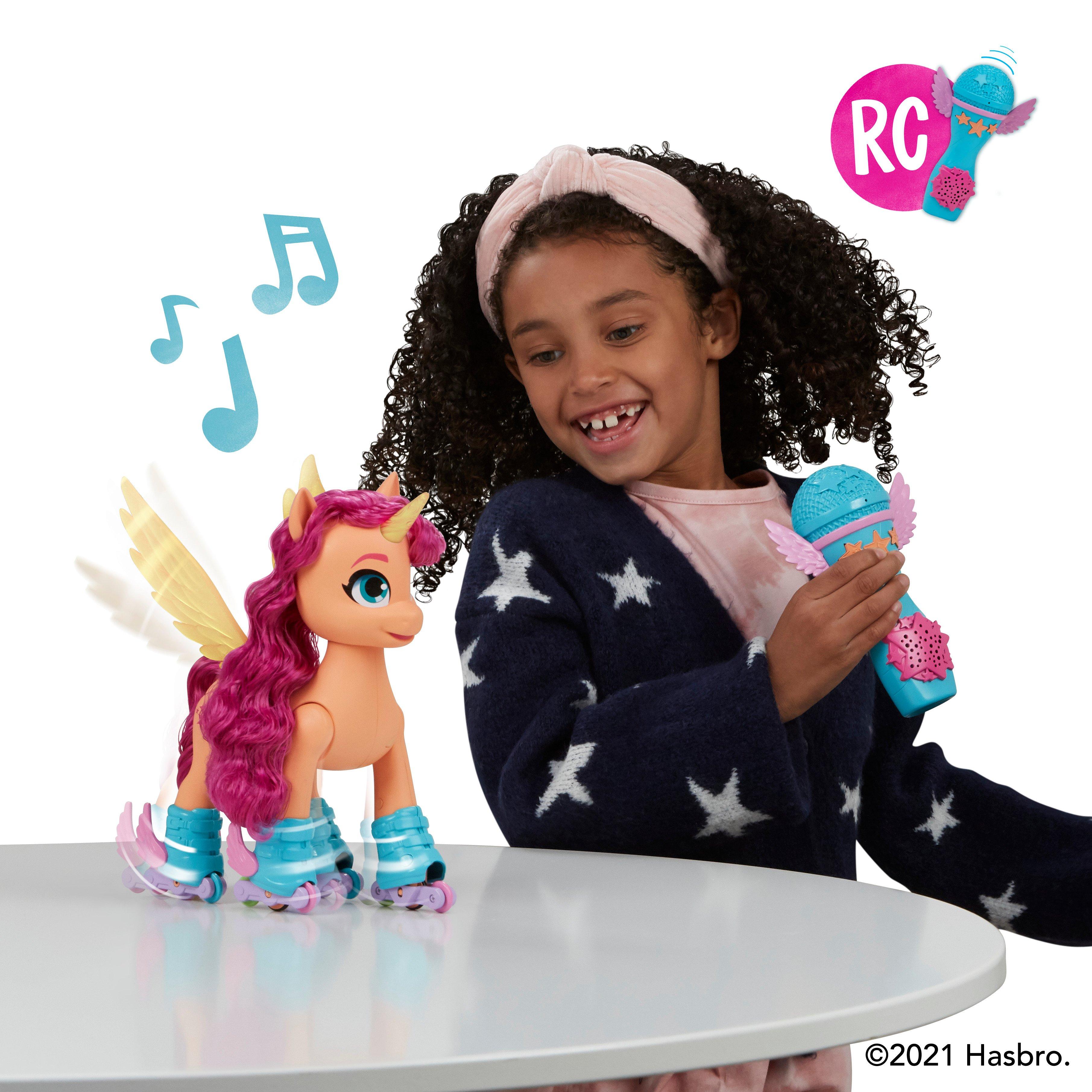 Interactive 9-Inch Remote Control Toy with 50 Reactions A New Generation Movie Sing 'N Skate Sunny Starscout My Little Pony Lights 