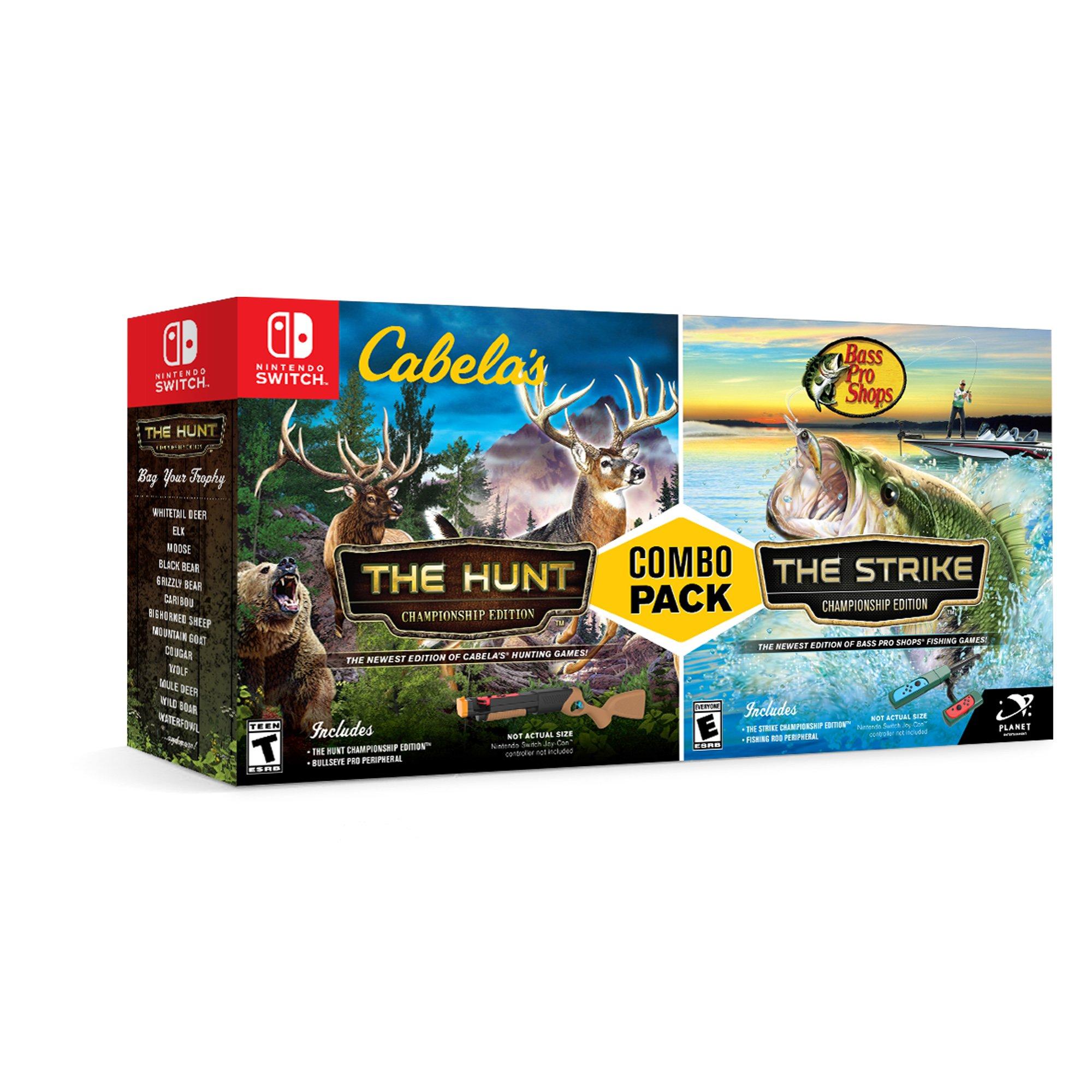 Cabela's The Hunt & Bass Pro Shops The Strike Combo Pack - Nintendo Switch
