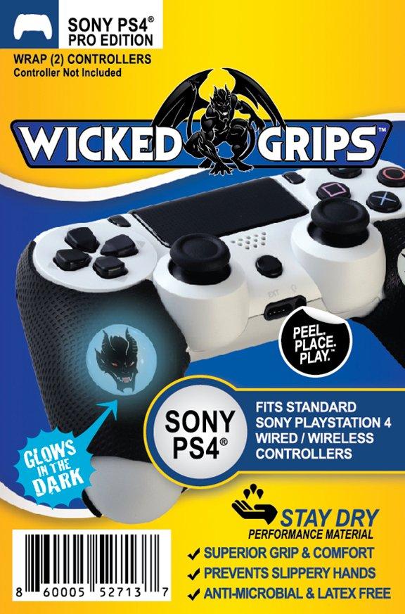WickedGrips Pro Edition Controller Grips for Sony DualShock PlayStation 4 Controller