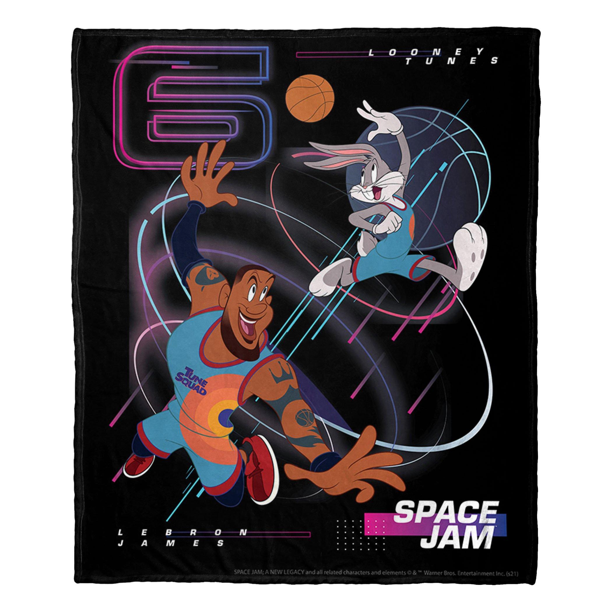 A New Legacy Space Trio Officially Licensed Silky Touch Super Soft Throw Blanket 36 x 58 Space Jam 
