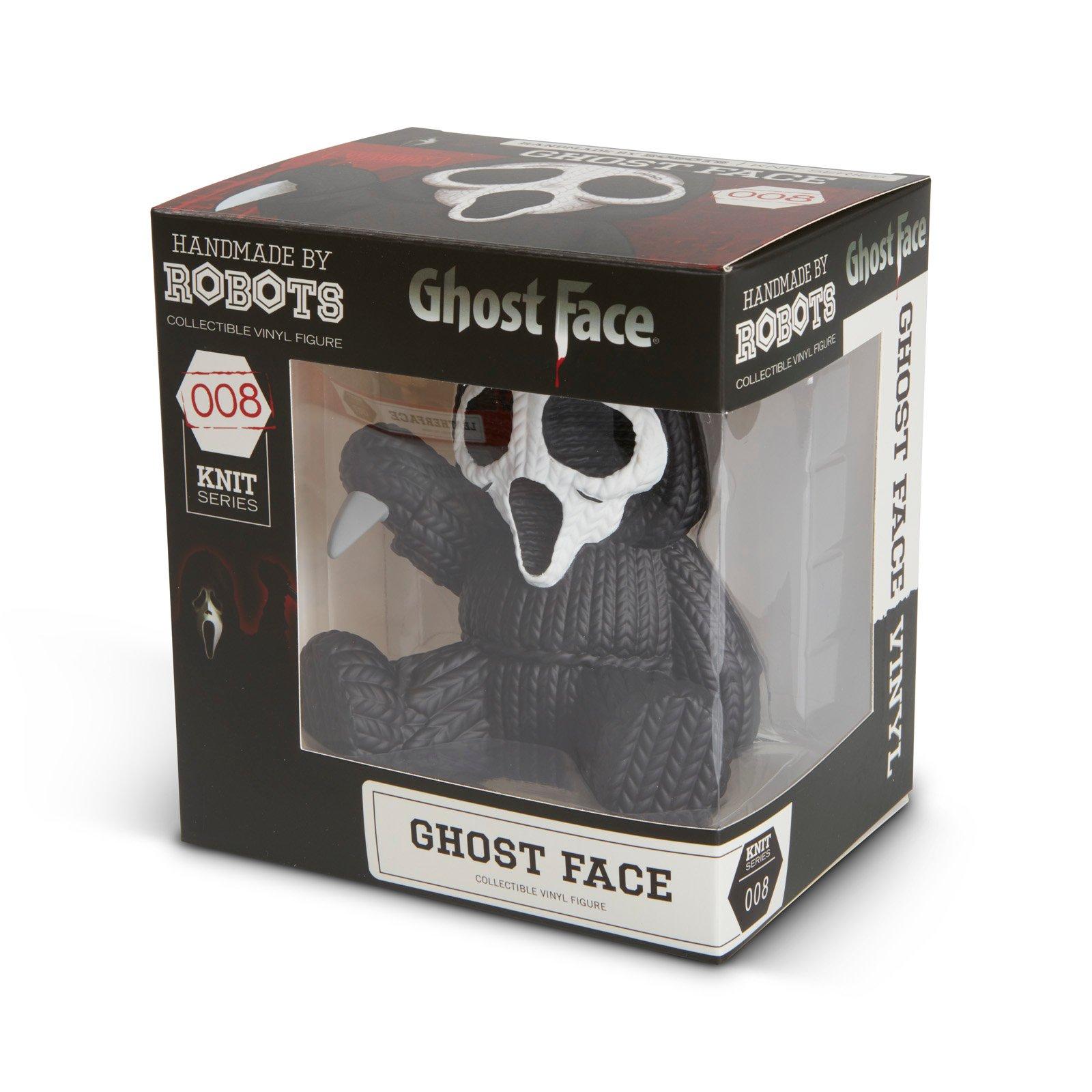 Handmade by Robots Knit Series Ghost Face 5in Vinyl Figure