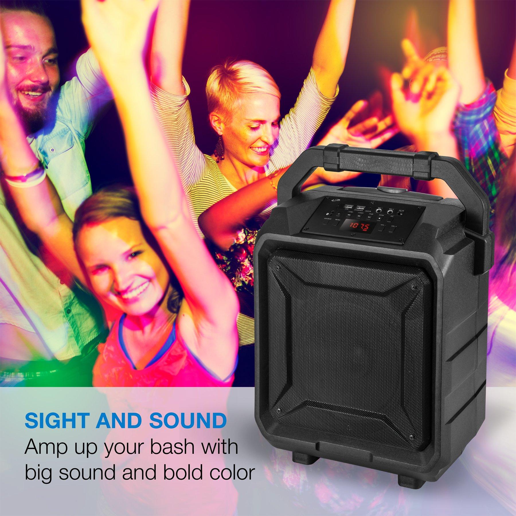 list item 10 of 11 iLive Wireless Tailgate Party Speaker with 8-in Woofer and Carry Handle/Wheels