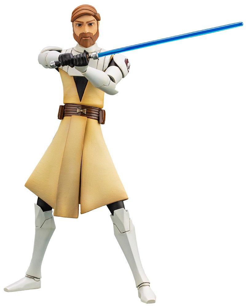 list item 1 of 13 Kotobukiya Star Wars: The Clone Wars Obi Wan Kenobi ARTFX Statue
