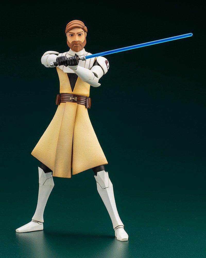 list item 2 of 13 Kotobukiya Star Wars: The Clone Wars Obi Wan Kenobi ARTFX Statue