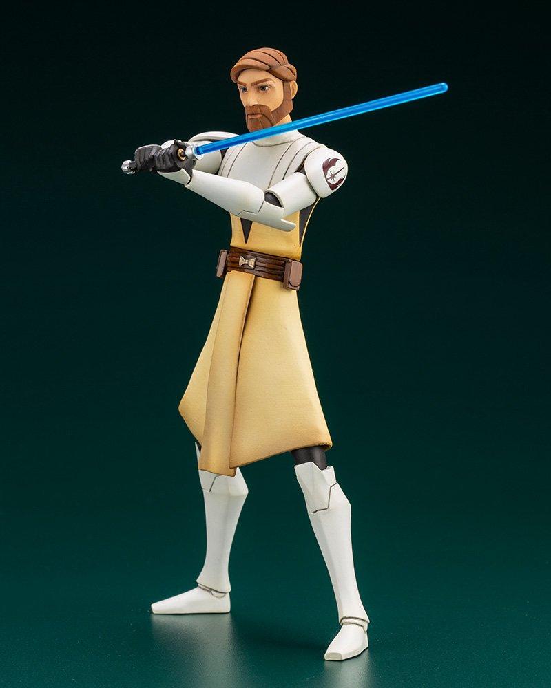 list item 3 of 13 Kotobukiya Star Wars: The Clone Wars Obi Wan Kenobi ARTFX Statue