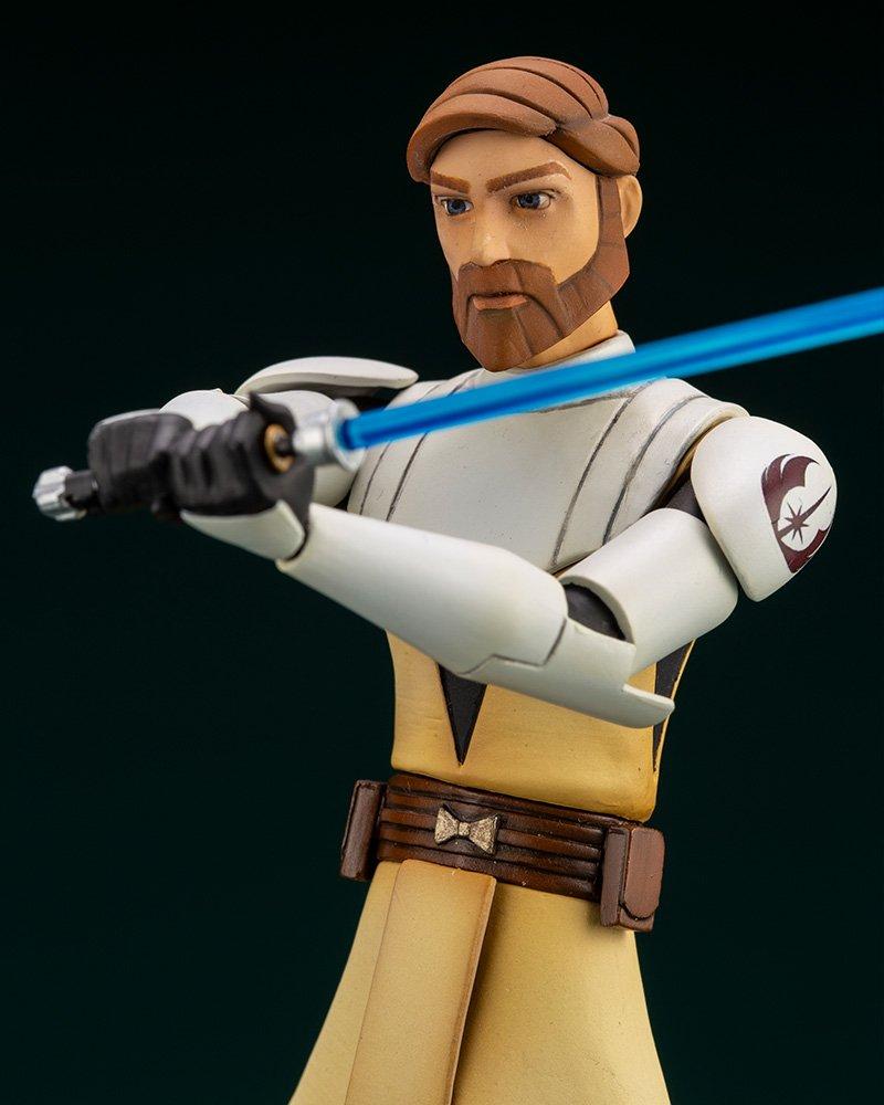 list item 11 of 13 Kotobukiya Star Wars: The Clone Wars Obi Wan Kenobi ARTFX Statue