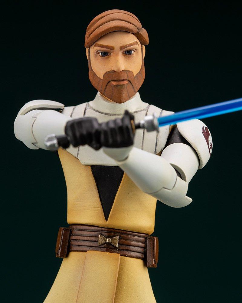 list item 12 of 13 Kotobukiya Star Wars: The Clone Wars Obi Wan Kenobi ARTFX Statue
