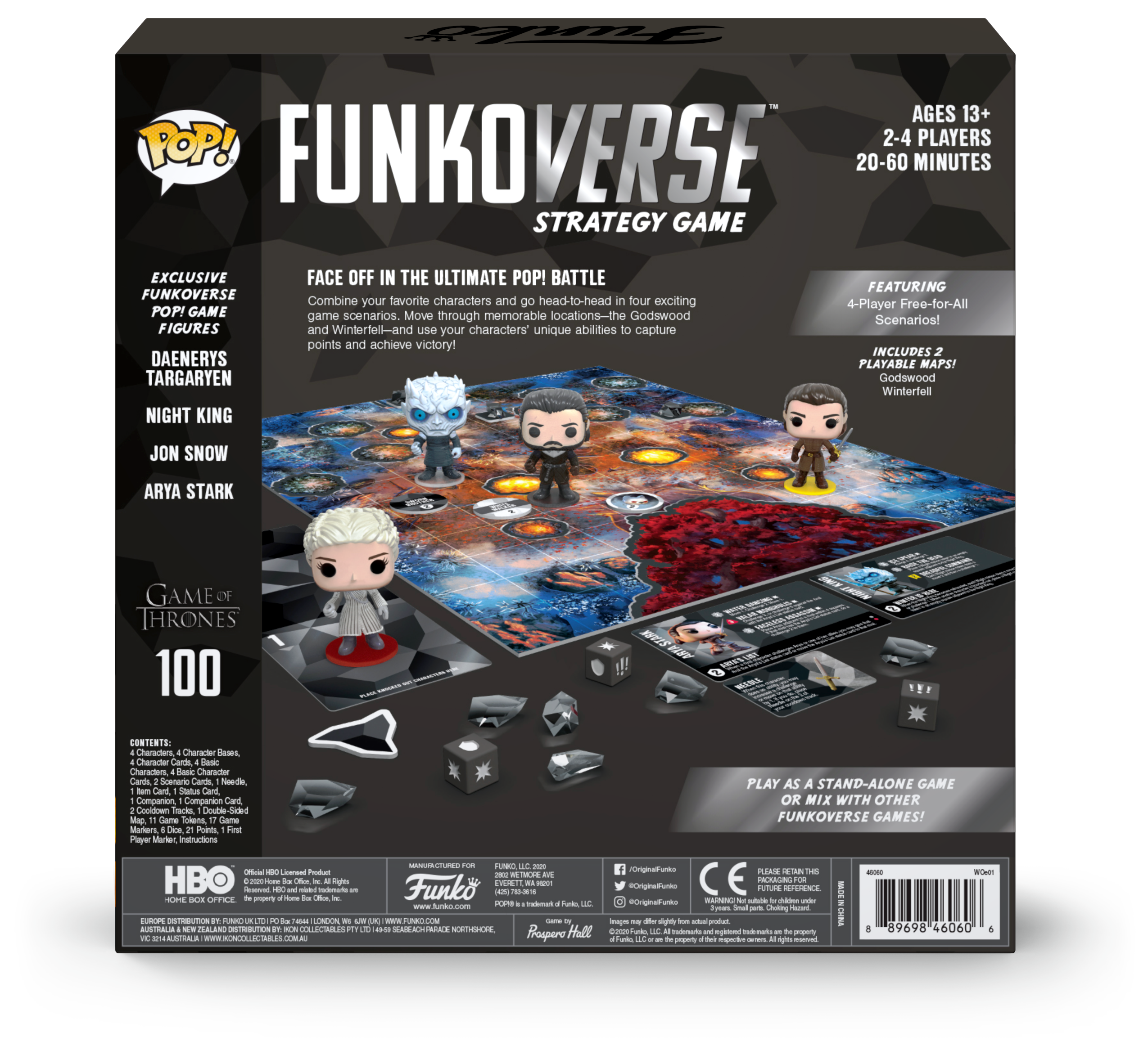 Funkoverse: Game of Thrones 100 4-pack Board Game