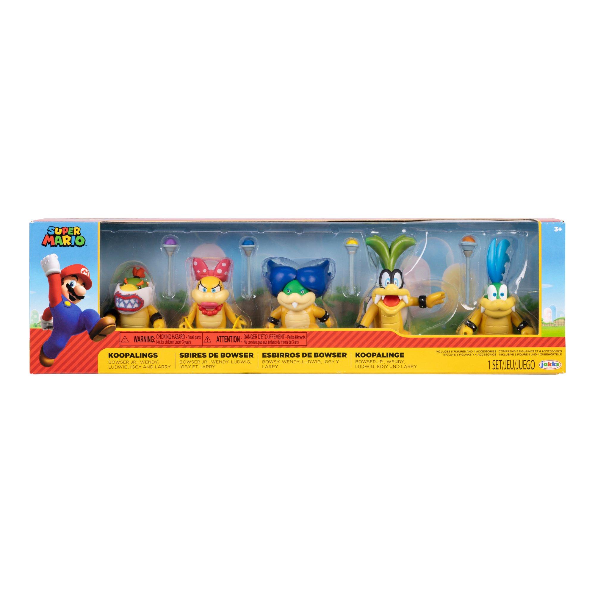 Jakks Pacific Nintendo Super Mario and Bowser Jr 2.5-in Figure Set