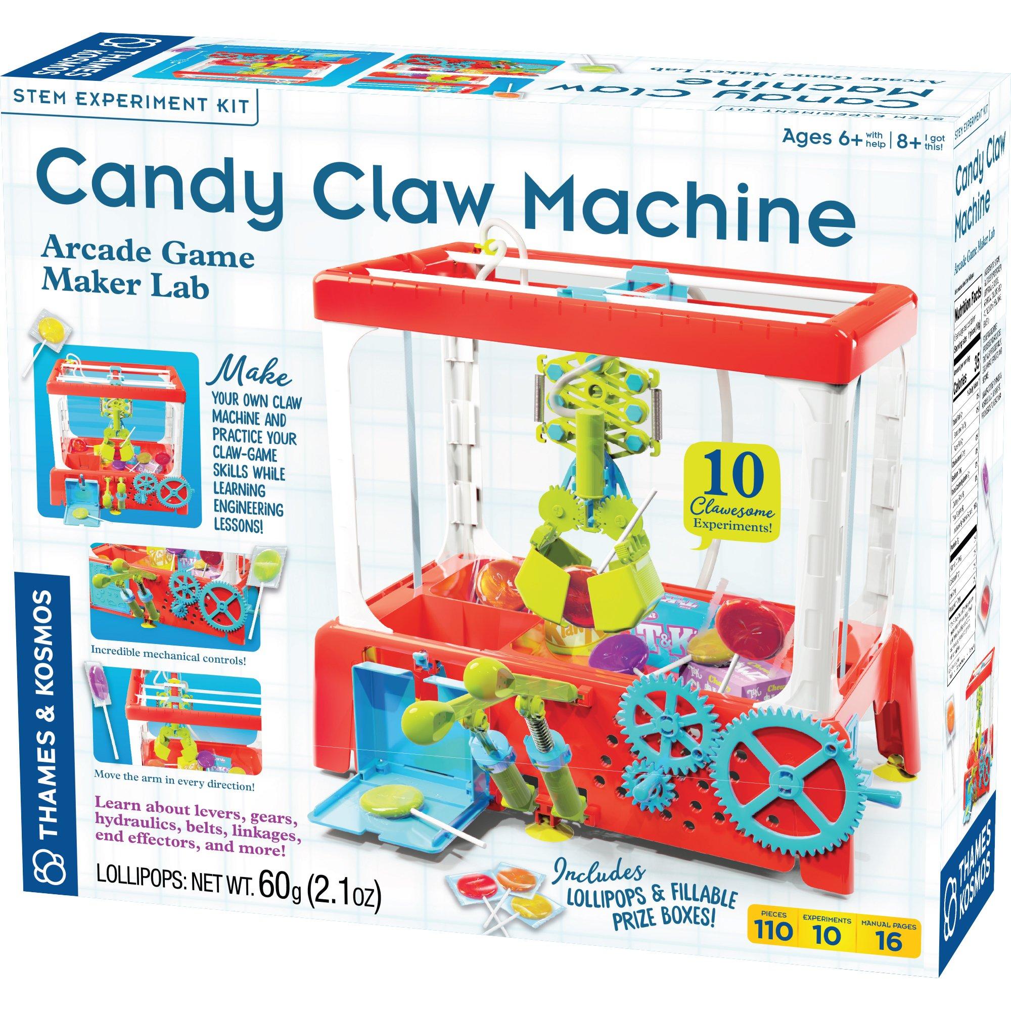 Thames and Kosmos Candy Claw Machine Arcade Game Maker Lab STEM Experiment Kit
