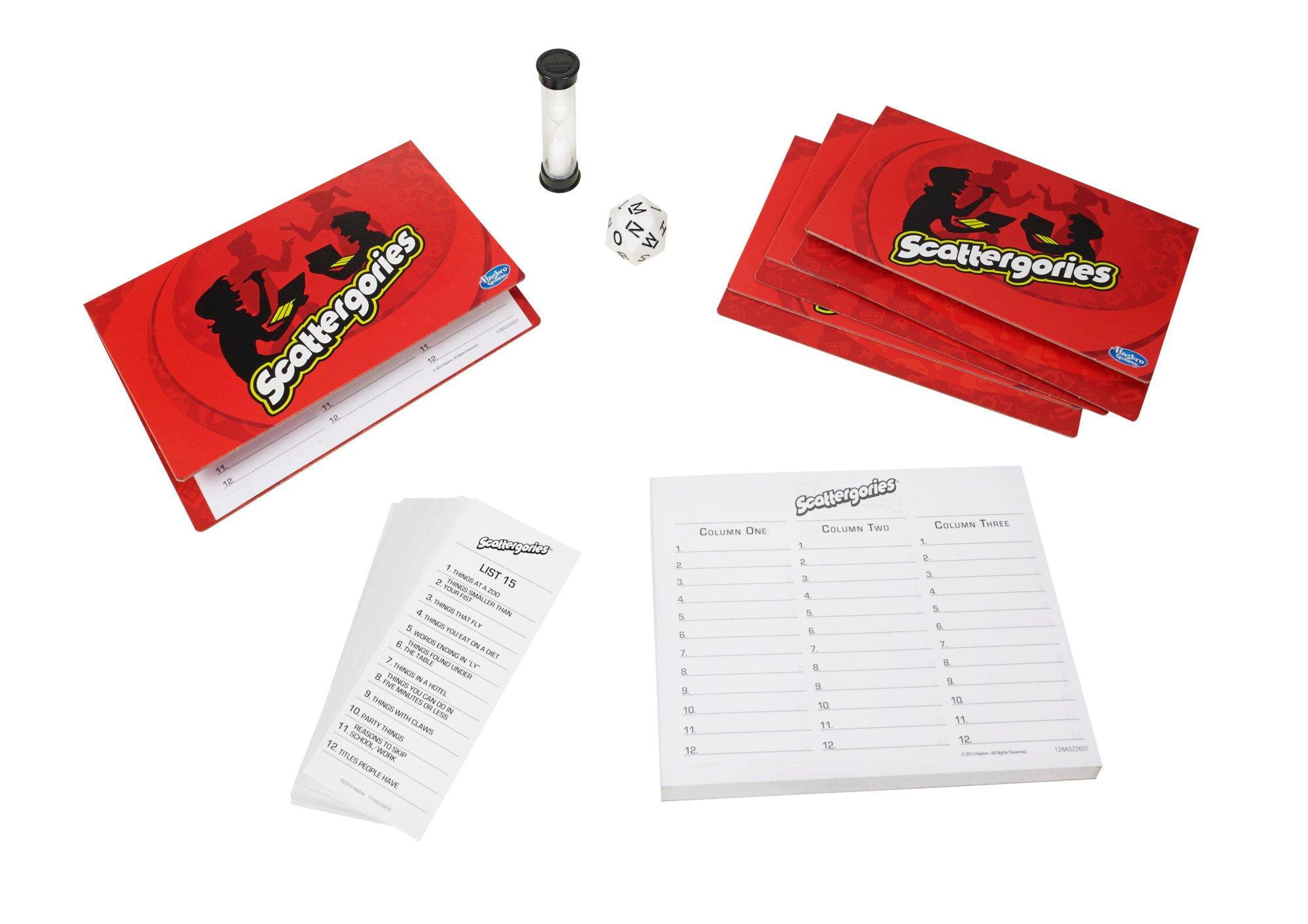 Scattergories Card Game