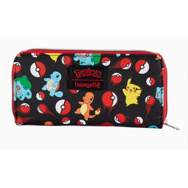 LoungeFly Pokemon Starter Zip Around Wallet