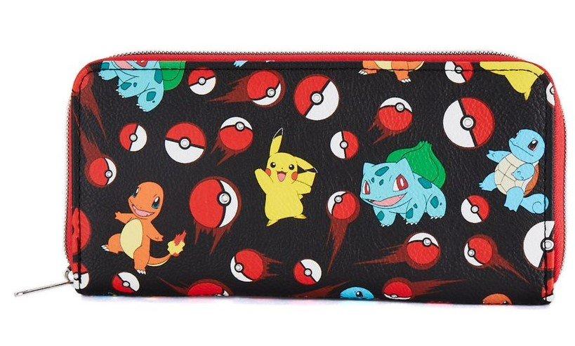 LoungeFly Pokemon Starter Zip Around Wallet