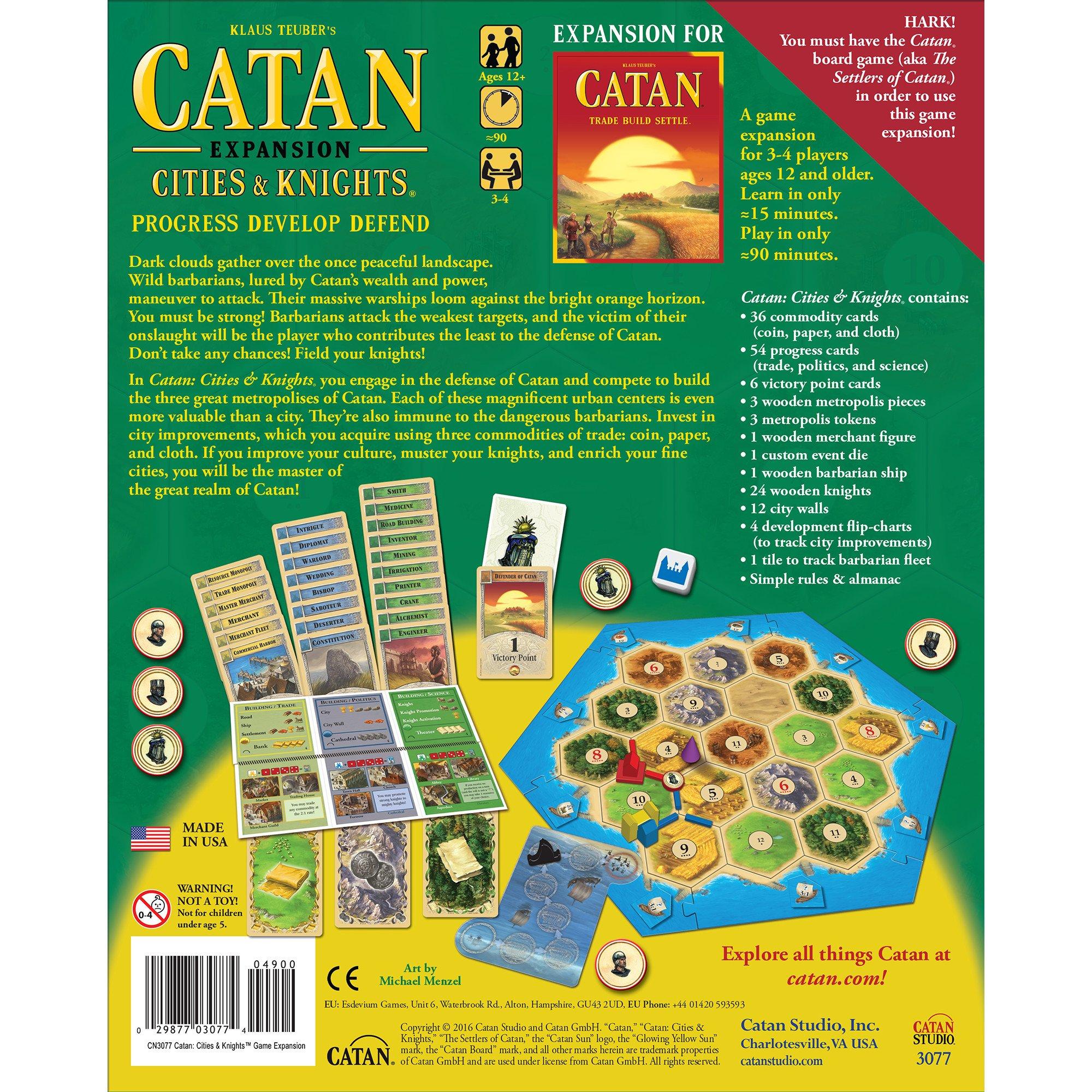 Catan Cities And Knights Board Game Expansion   Catan Cities And Knights Board Game Expansion